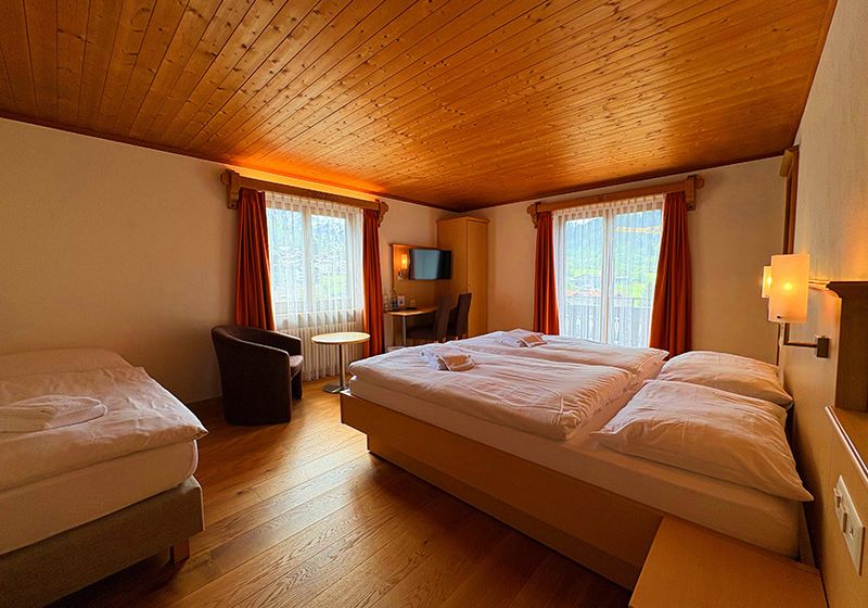 Dreibettzimmer Klosters